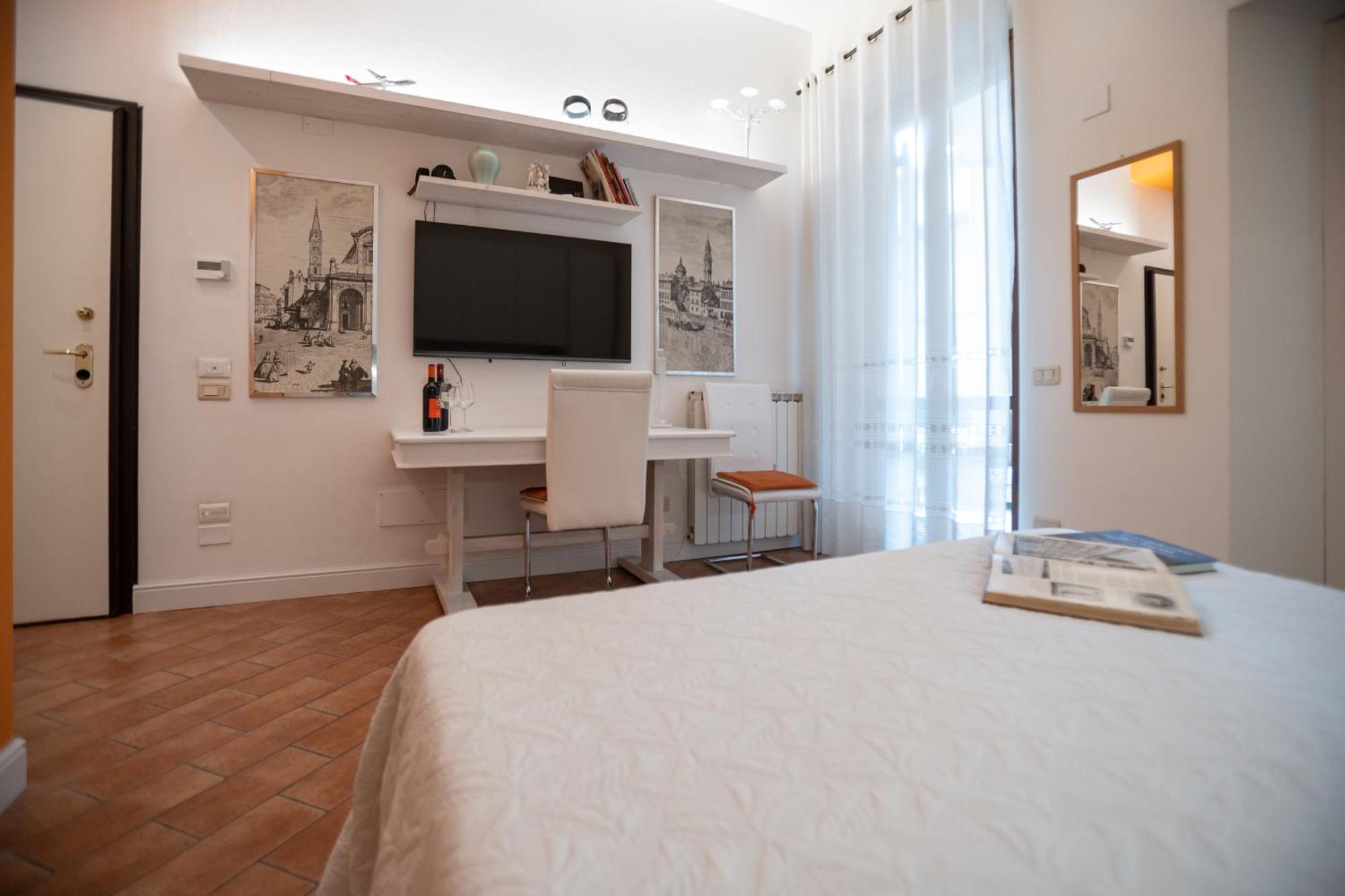 Indipendent Studio Apartment With Terrace - Parking Florenz Exterior foto